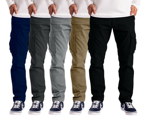 Mens cargo trousers - trousers, wear