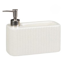 New Elegant Ceramic Sink Tidy & Soap Dispenser Bathtoom Decor Accessories 