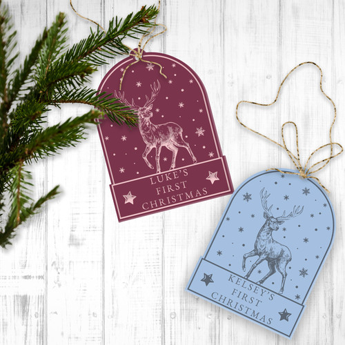 Personalised snow globe - snow,