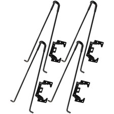  4 Pc Adjustable Desk Legs Folding Extendable Metal for Furniture Retractable