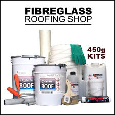 Fibreglass Flat Roofing Kit 450g 5 - 100 square metre Kits Dark Grey (No Tools)