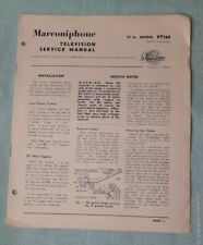 Marconiphone Model VT164 -