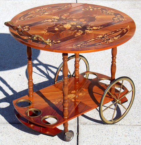 Italian tea cart mid century - cart,