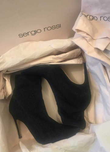 Sergio rossi black lurex - sergio,