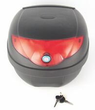 MOTORCYCLE SMALL TOP BOX 24L UNIVERSAL FITTING LIGHTWEIGHT LUGGAGE BOX