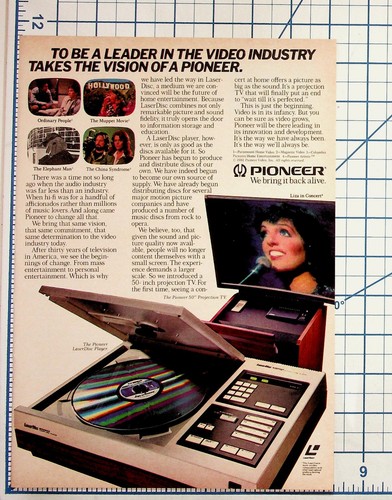 1981 pioneer laserdisc player - laserdisc,
