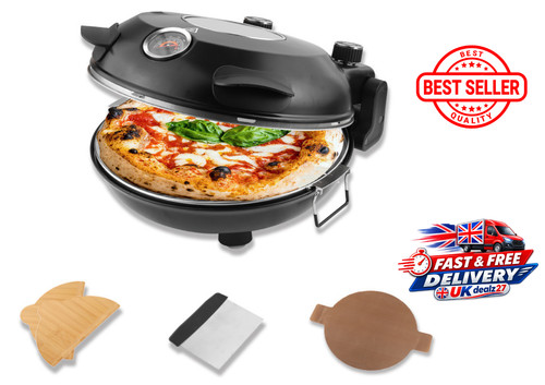 Electric pizza oven maker - oven, maker-
