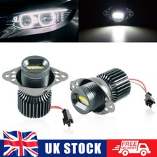 For BMW E91 E90 LCI 2x LED Angel Eyes Halo Ring Headlight Bulbs White 30W 6000K