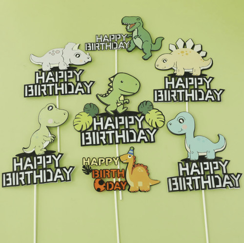 Dinosaur pick cake - dinosaur,
