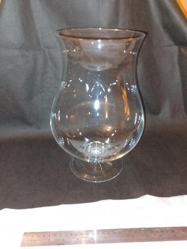 Glass hurricane vase giant - glass,