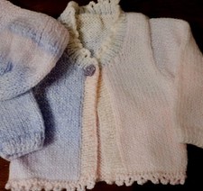 Hand Knitted New Born Baby