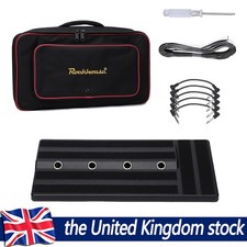 Guitar Effect Pedal Board Pedalboard with Built-in Power Supply Room Carry Bag 