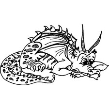 'Resting Dragon' Unmounted