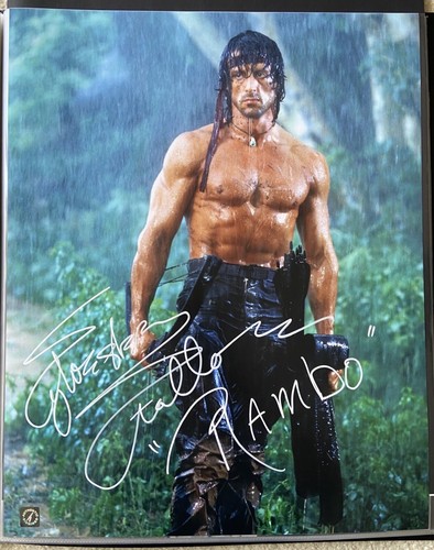 Sylvester stallone signed - sylvester,
