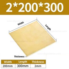 Brass sheet various sizes
