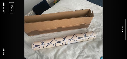 Bnib orla kiely - kiely, cream/navy