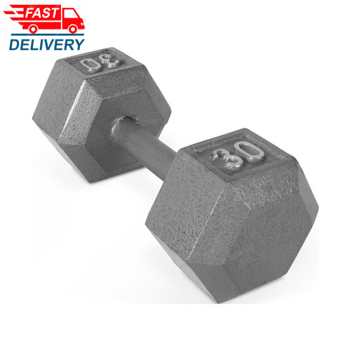Barbell 30lb cast iron - cast,