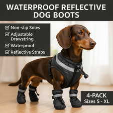 Dog Boots Waterproof Anti Slip