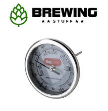 3" Dial Thermometer - Weldless KegLand Brewing Kettle Mash Tun Beer Gauge Brew