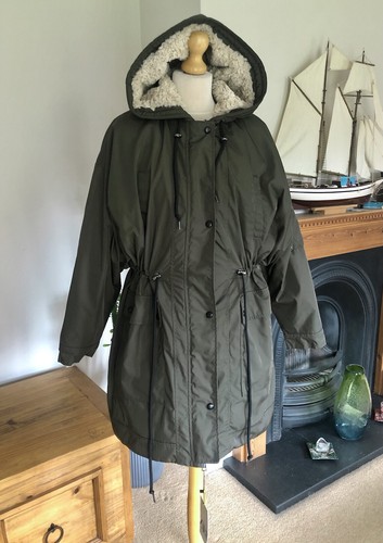 Zara khaki quilted - zara, parka