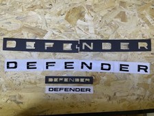 Defender Scritta Nero Lucido Anteriore E Posteriore Mod. Nuovo Dal 2020