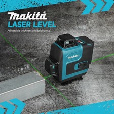 Makita High-Precision 16-Line 360° Green Laser UK plug Free target 🟩❗