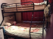Metal Triple Bunk Bed - Single