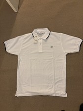 Lacoste Polo Shirt White Mens