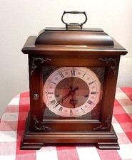 Hamilton Westminster Chime Mantle Clock 340-020 West Germany  Working!
