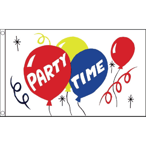 Party time balloons birthday - balloons,