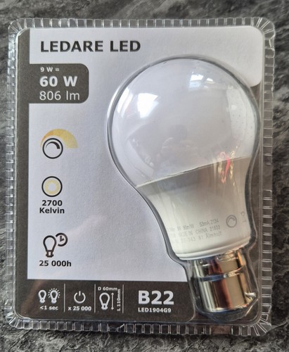 Ikea ledare led bulb b22 - ikea,