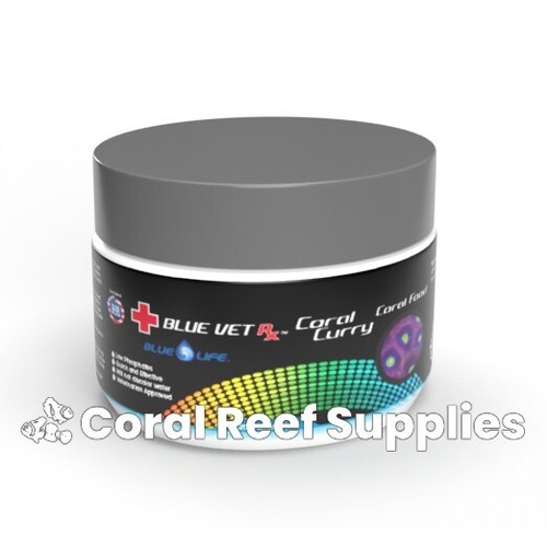 Blue life coral curry - blue, marine