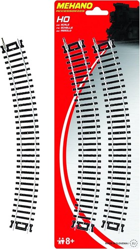 Mehano curved track r - mehano,, 30˚