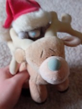 Tatty Teddy & Friends Blue Nose Reindeer Christmas Plush Soft Toy