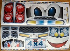 New Authentic Little Tikes Replacement Part Decals Cozy Truck