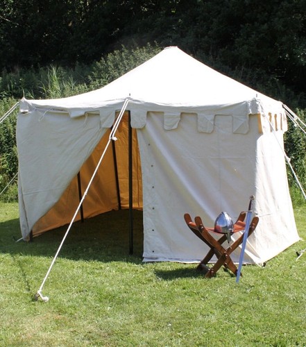 Medieval pavilion tent - medieval, 3x3m
