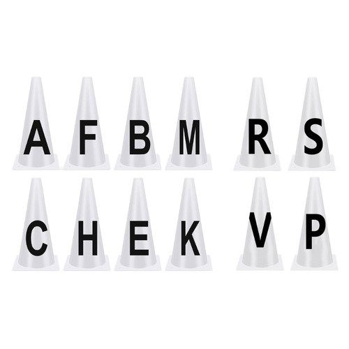 8pcs letters dressage cones - letters,