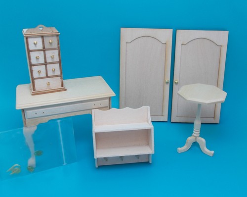 Dolls house job lot wooden - job,