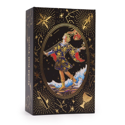 Gold foil tarot cards deck - foil,
