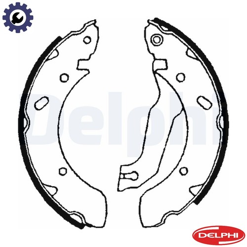 Brake shoe set ls1610 - brake,