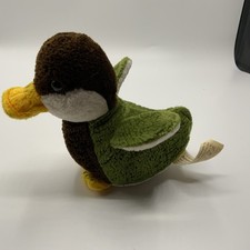 Anna Club Plush Ducks The Leather Tag Line Netherlands Soft Toy Vintage