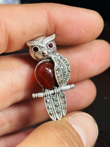 Vintage silver and - , gemstones