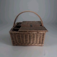 Large Vintage Wicker Picnic