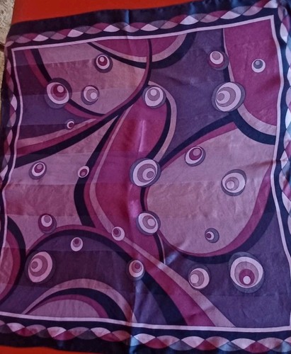 Vintage silk scarf - vintage,