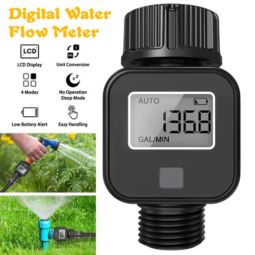 Digital water flow meter ipx5 - digital,