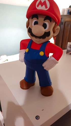 Printed mario 28cm tall - 3d,