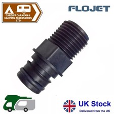 Jabsco Flojet / Flojet 1/2" npt adaptors 19mm qc x 1/2" Pump port adaptor