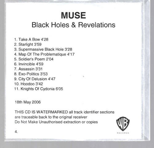 Muse black holes and - holes,