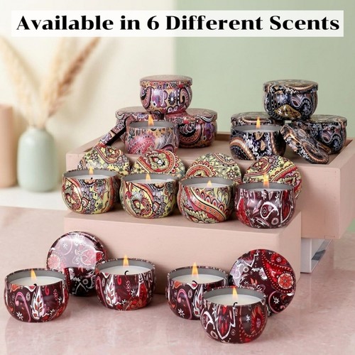Scented candles set soy - candles,