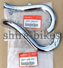 NEW GENUINE Upswept Exhaust Lower Heat Shields Guards for CT70 ST50 ST70 Dax